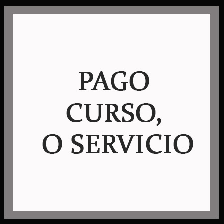 PAGO CURSO, O SERVICIO