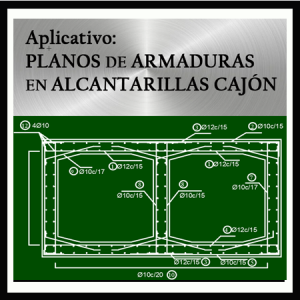 1970 PLANO DE ARMADURAS DE ALCANTARILLA CAJÓN